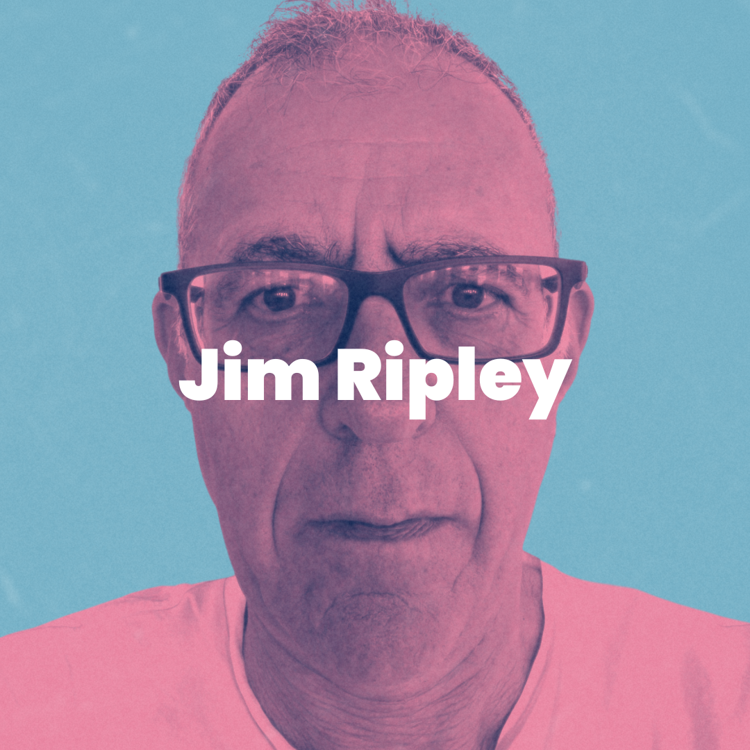 Photo of Jim Ripley in pink
